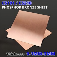 Phosphor Bronze Sheet / Plate / Strip / Foil – 0.1mm to 3mm Thickness picture