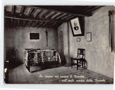 Postcard La camera ove nacque il Maestro nell umile cascina delle Roncole Italy picture