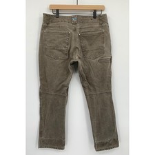 Kuhl Free Rydr Pants Mens 33x28 Brown Vintage Patina Dye Articulated Tapered Fit picture