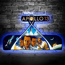 Apollo 13 Pinball Topper 3D Printed LED Light Box for Pinball Arcade Game Decor picture