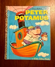 RARE Vintage 1964 Little Golden Hanna-Barbera Peter Potamus Children's Book #556 picture