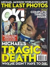 Michael Jackson The Last Photos OK Weekly Magazine 7/13/2009 🔥 picture