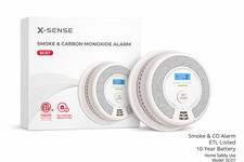 X-SENSE SC07 Smoke & CO Alarm ETL Listed 10-Year Sealed Battery LCD Home Safety picture