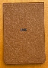 Vintage IBM Think Notepad ThinkPad Pocket Paper Pad Notebook Case picture