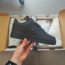 Nike Air Force 1 Black Low Black Mens Size 13 Sneaker CW2288-001 picture
