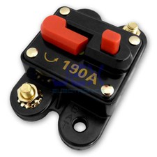 190 Amp In-Line Circuit Breaker Solar/Audio/Car/RV 190A/190AMP Fuse 12V/24V DC picture