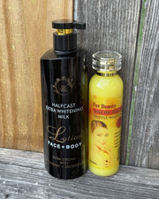 Lily White Lotion Face & Body 500ml and fav beauty oil 2 in 1 set picture