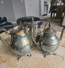 F.B. Roger’s Set Water Pitcher Teapots Good Condition  picture