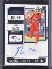 2023 Panini Contenders #213 Riley Moss Rookie Ticket Auto picture
