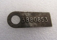 Original 1965-67 Chevy Corvette Camaro Chevelle SS Muncie 4Sp M21 Tag GM 3880853 picture