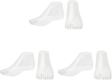 3 Pairs Plastic Foot Model Tools Stretcher Sandal Support Shaper Clear Shoes Dis picture