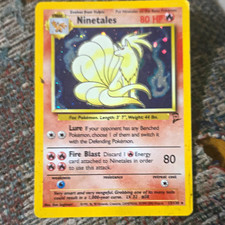 Wizards of the Coast Ninetales Base Set 2 Holo Rare 13/130 80 HP English picture