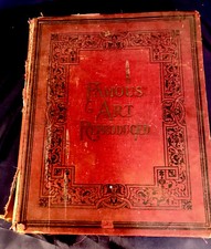 1894 published Antique Book --Famous Art Reproduced picture
