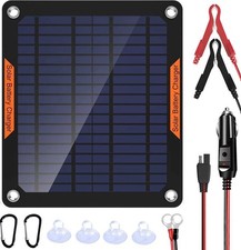 Waterproof Solar Battery Maintainer Car RV Charger 12 Volt Tender Trickle 5W New picture