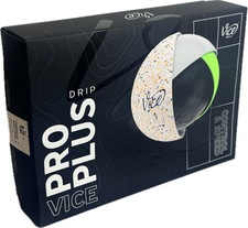 Vice Pro Plus Golf Balls Drip Navy Orange 1 Dozen (New in Box/Unused) picture