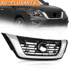 Fit 2017-2020 Nissan Pathfinder Front Bumper Grille Upper Grill Assembly Chrome picture