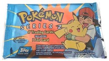 Pokémon TV Animation, Series 2, Topps Blue Logo, Special Collector 1 Sealed Pack picture