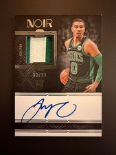 2017-18 Panini Noir - Rookie Patch Autographs Jayson Tatum #303 /99 RC picture