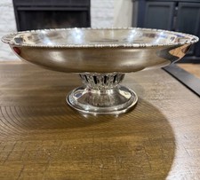 Vintage Silver Plate Pedestal Wallace Silversmiths EPNS N6718 Home Decor Center  picture