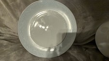Noritake Japan 5651 LAUREATE Blue w Platinum Dinner Plate 10 5/8