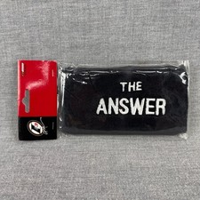 New Reebok Allen Iverson The Answer Authentic Elbow Arm Band Black White 2000s picture