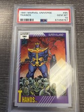 Impel 1991 Marvel Universe Thanos #85 Non-Sport Trading Card PSA 10 picture