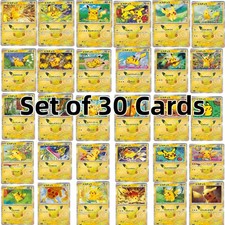 Pre-Order 2026 Pokémon Japanese 30th Anniversary Pikachu Complete 30 Card Set picture