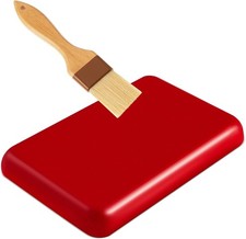 Cheese Wax Block 2.2 lb Red Wax for Cheese Making Brush for Long Term Storag  picture