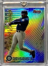 ✨2017 Bowman's Best⚾️ KEN GRIFFEY JR🔥1997 Best Cuts⚡️97BC-KGJ Refractor Mint  picture