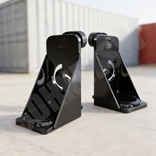 Pair Heavy Duty Shipping Container Jack Lug Leveler picture