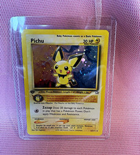 2000 Pokemon Neo Genesis Pichu 12/111 1st Edition Holo Rare EXCELLENT picture