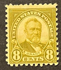 Travelstamps: 1926 US Stamps Scott #589 Mint OG H 8 Cent Grant picture