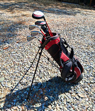 Nitro Blaster Youth 6pc Complete Golf Club Set RH Graphite Red/Black picture