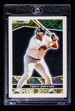 Tony Gwynn RARE BLACK GOLD SPARKLE FOIL CARD San Diego Padres HALL OF FAME picture