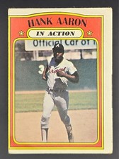 1972 Topps - In Action Hank Aaron #300  VG picture
