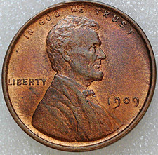 1909 P Wheat Penny - Great Machine Doubling on Reverse - First one I've seen picture