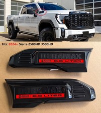 OEM 2024+ 6.6L Duramax Diesel Vent Emblem for GMC Sierra 2500HD 3500HD Black Red picture