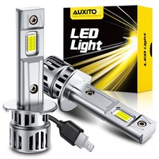 H1 LED Headlight Bulbs Kit 6500K White High Low Beam Light 60000LM Bright picture