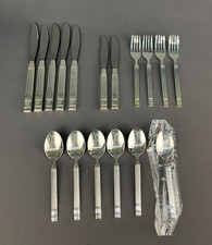 17 Pc Vtg United Airlines Silverplate In-Flight Mixed Flatware w/Logo by Oneida picture