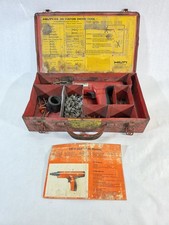 Hilti DX 35 Powder Actuated Tool – Working – Metal Case + Manual + Fasteners picture
