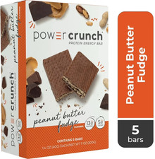 Power Crunch Original Protein Energy Bars, Peanut Butter Fudge, 1.4 oz, 5 Count picture