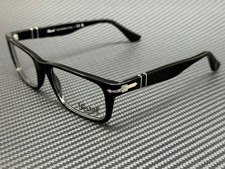 PERSOL PO3050V 95 Black Demo Lens Men's Eyeglasses 55 mm picture