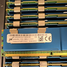 Lot of 24 Crucial 32GB 4Rx4 DDR3L PC3L-12800L ECC Reg RDIMM picture