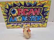 VTG 90s Weird Glow In Dark Organ Monster Body Part HEART Horror Wind Up Toy  picture