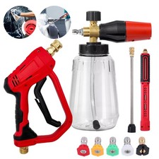 NEW Snow Foam Cannon Gun Car Wash Soap Lance Sprayer Pressure Washer Bottle US picture