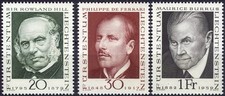 Liechtenstein 1968 Pioneers Philately MNH (SC# 447-448, 450) picture
