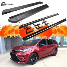 2X Running Boards for 2021-2026 Toyota Sienna Side Steps Nerf Bar Protector  picture