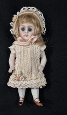 Tiny Silk Dress & Hat fits 3 3/4