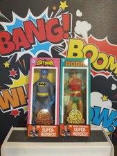 Mego 50th Anniversary World's Greatest Super-Heroes Batman/ Robin Figures NEW picture