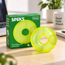 SPEKS Gump Loop Original Algae Memory Gel Stress Squishy Fidget Toy New picture